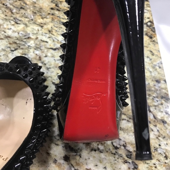 Christian Louboutin spike 150mm size 41 - Picture 5 of 7